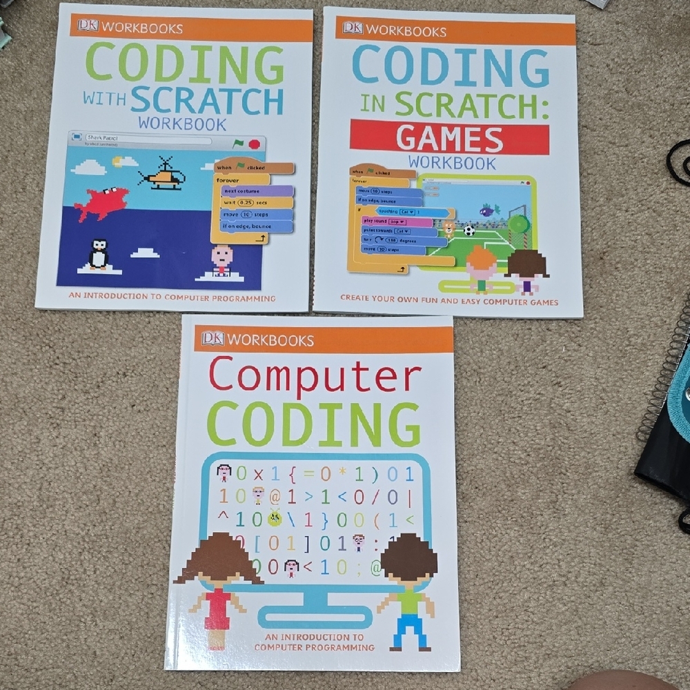 DK Workbooks Computer Coding with Scratch Set